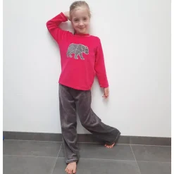 Pyjama glitter beer 2j-8j> Kleding