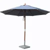Quax Houtmast parasol (ø3m) met katrol> Parasols