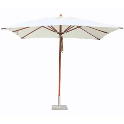 Quax Houtmast parasol (2x3m) met dubbele katrol> Parasols