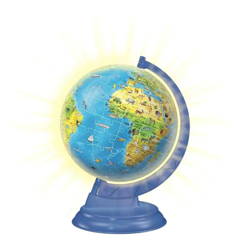 RB 3D Puzzel Kinderglobe Night Edition> Gezelschapspel|Creatief