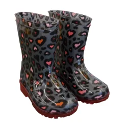 Regenlaarzen met LED roze (kinderen)> Kleding