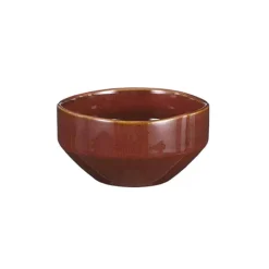 Rhea schaal bruin 6,5xø12,5cm> Eetservies