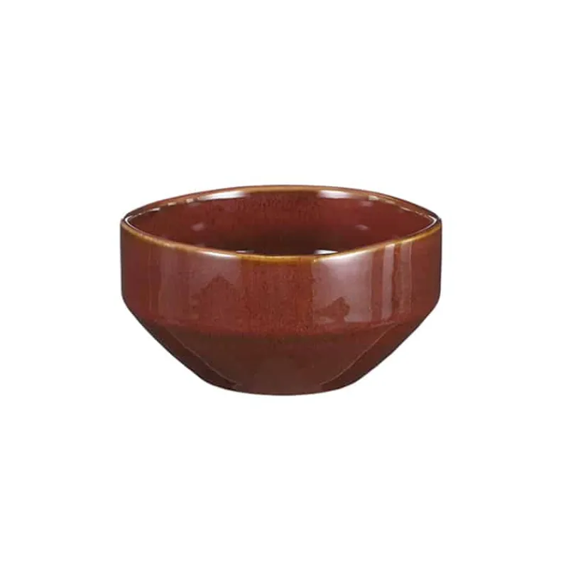 Rhea schaal bruin 6,5xø12,5cm> Eetservies