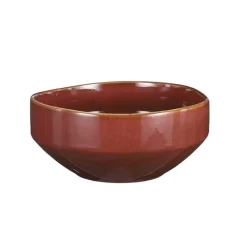 Rhea schaal bruin 8x18cm> Eetservies