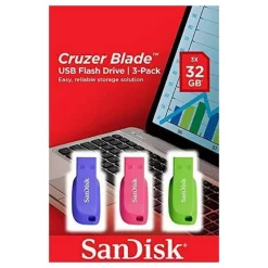 SanDisk USB Cruzer Blade (32Gb) 3-pack> Pc & Electronica