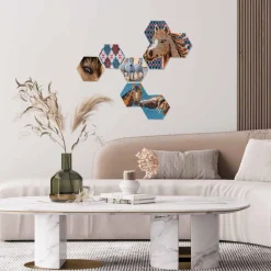 SES Beedz Art Hex Tiles Horses> Creatief