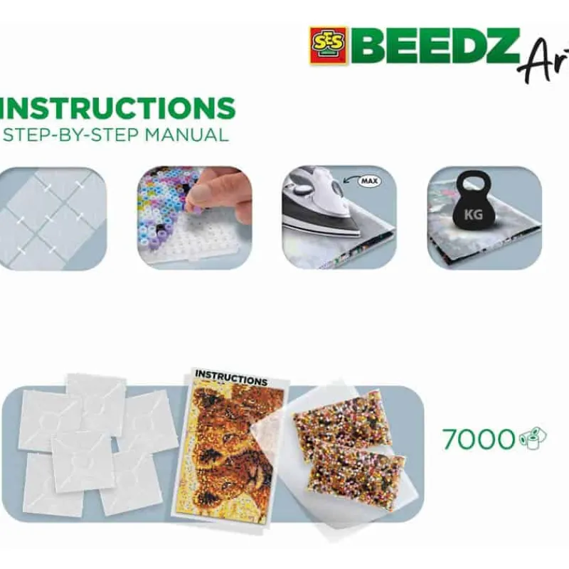 SES Beedz Art Leeuwen welpen> Creatief