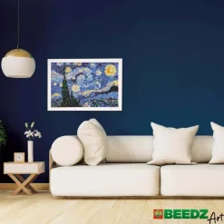 SES Beedz Art Van Gogh de sterrennacht> Creatief