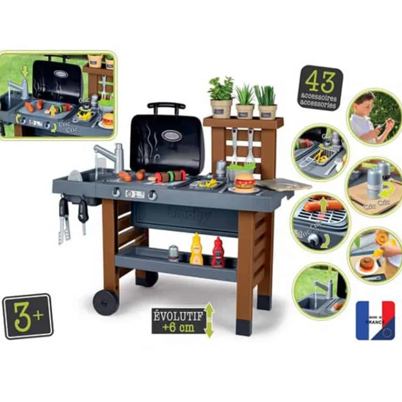 Smoby Garden Kitchen & BBQ buitenkeuken> Buitenspeelgoed|Buitenspeelgoed