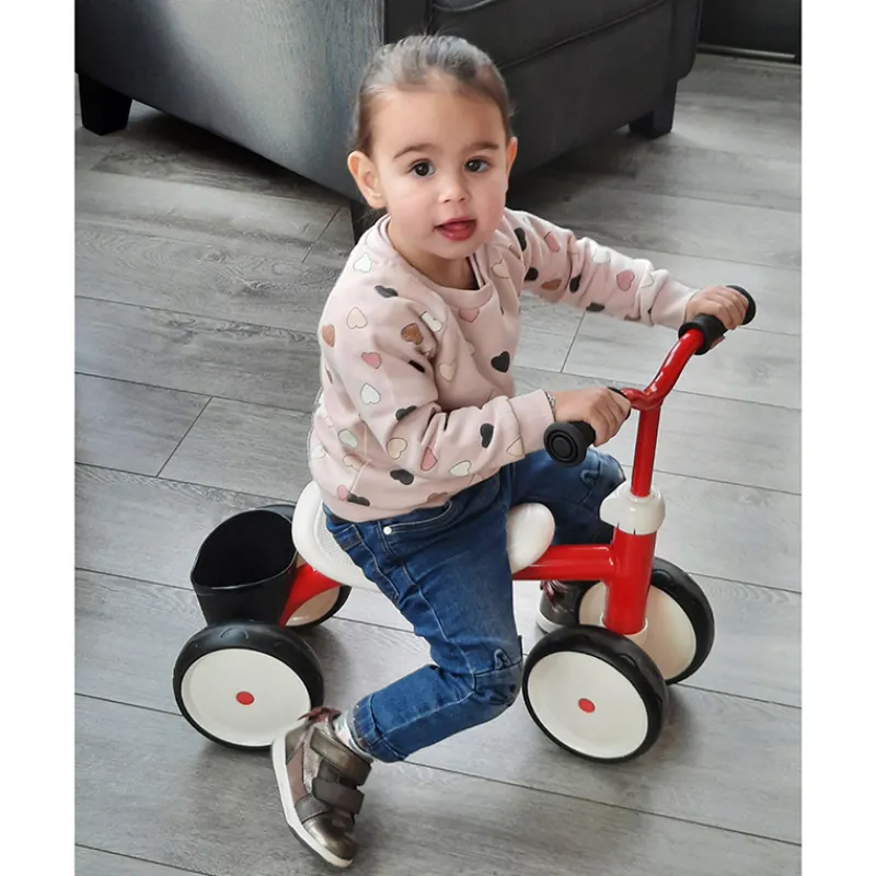 Smoby Loopfiets Rookie rood/wit> Buitenspeelgoed|Fiets & Sport