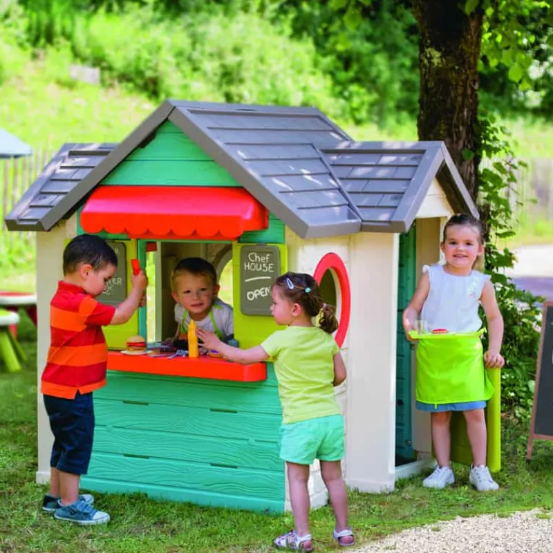 Smoby Speelhuis Chef (124x132xH136cm)> Buitenspeelgoed|Buitenspeelgoed