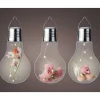 Solar bulb met bloemdeco (ø10xH18cm) met 6 LED’s warm wit> Koken & Bakken|Tuinverlichting