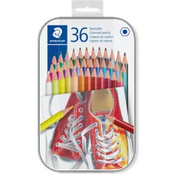 Staedtler Kleurpotloden (36 stuks) metalen etui> Schrijven & Tekenen