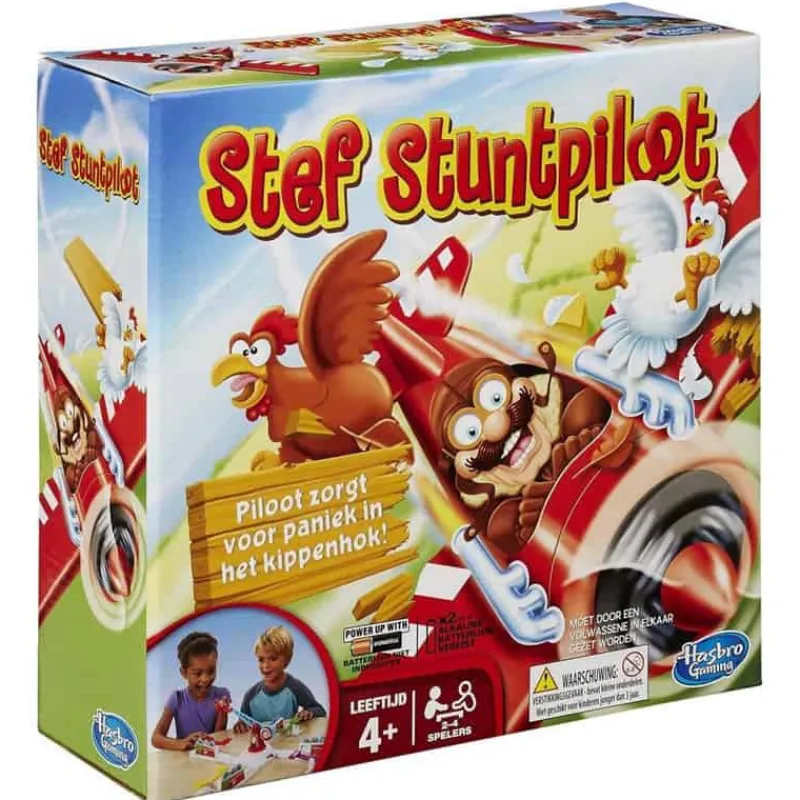 Hasbro Stef Stuntpiloot> Gezelschapspel