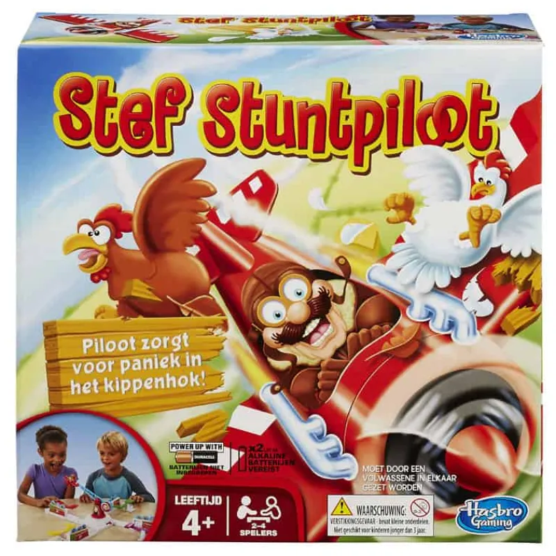 Hasbro Stef Stuntpiloot> Gezelschapspel