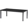 Tafel Blacksun (105x210cm) alu zwart> Tuinmeubels
