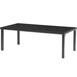Tafel Blacksun (105x210cm) alu zwart> Tuinmeubels