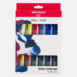 Talens Amsterdam acryl (12x 20ml) Urban Landscape> Schrijven & Tekenen