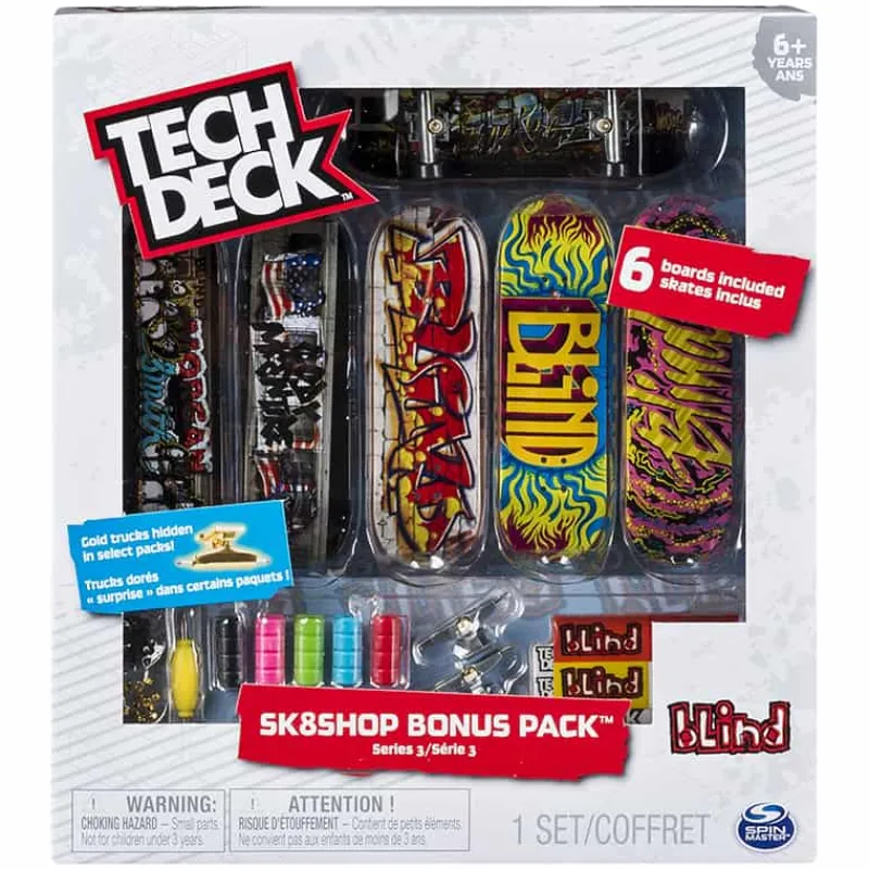 Spin Master Tech Deck Skate shop bonus 6-pack> Speelsets