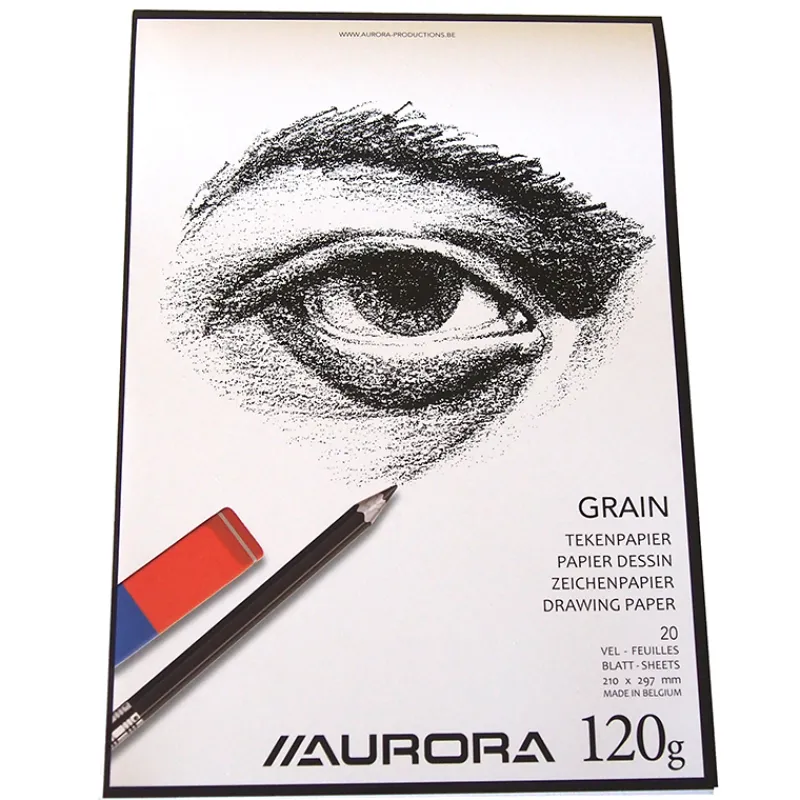 Aurora Tekenblok A4 (120 gr.) 20 blz.> Schrijven & Tekenen|Papierwaren