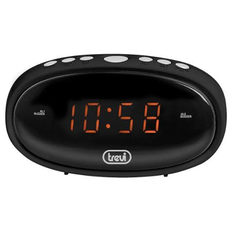 Trevi wekkerradio EC880 zwart> Electronica & Muziek|Muziek & Elektronica
