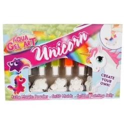Unicorn 3D aqua gel figuren maken> Creatief
