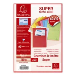 Venstermap Super 40+10 stuks> Bureaumateriaal