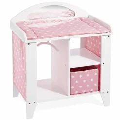 Howa Verzorgingstafel met kussen, opbergdoos & kapstok> Poppen
