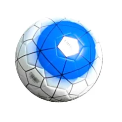 Engelhart Voetbal (size 5) in PU wit/blauw> Fiets & Sport