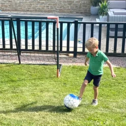 Engelhart Voetbal (size 5) in PU wit/blauw><noscript><img width=