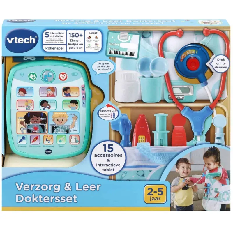 VTech Verzorg&Leer Dokterset> Speelsets|Baby & Peuter
