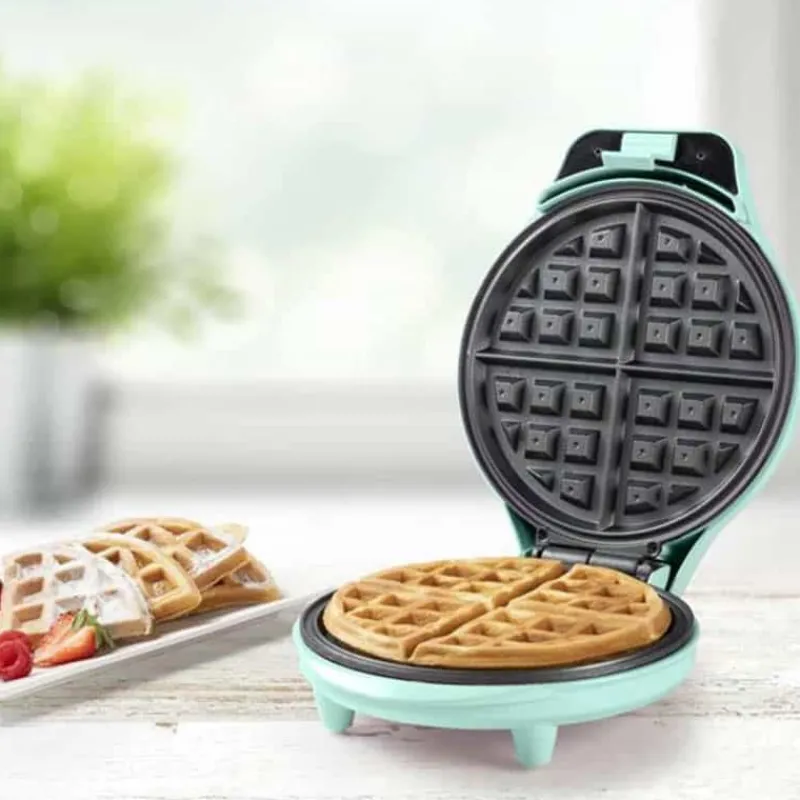Wafelijzer ronde brusselse wafel mint 700W> Keuken