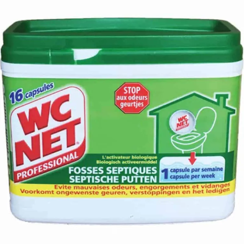 WC Net Septische Putten 16 capsules> Poetsproducten