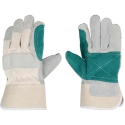 Werkhandschoenen leer groen – maat 10> Gereedschap