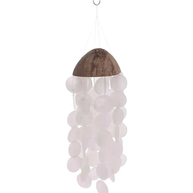 Windgong kokosnoot schelpen (ø13x45cm)> Decoratie